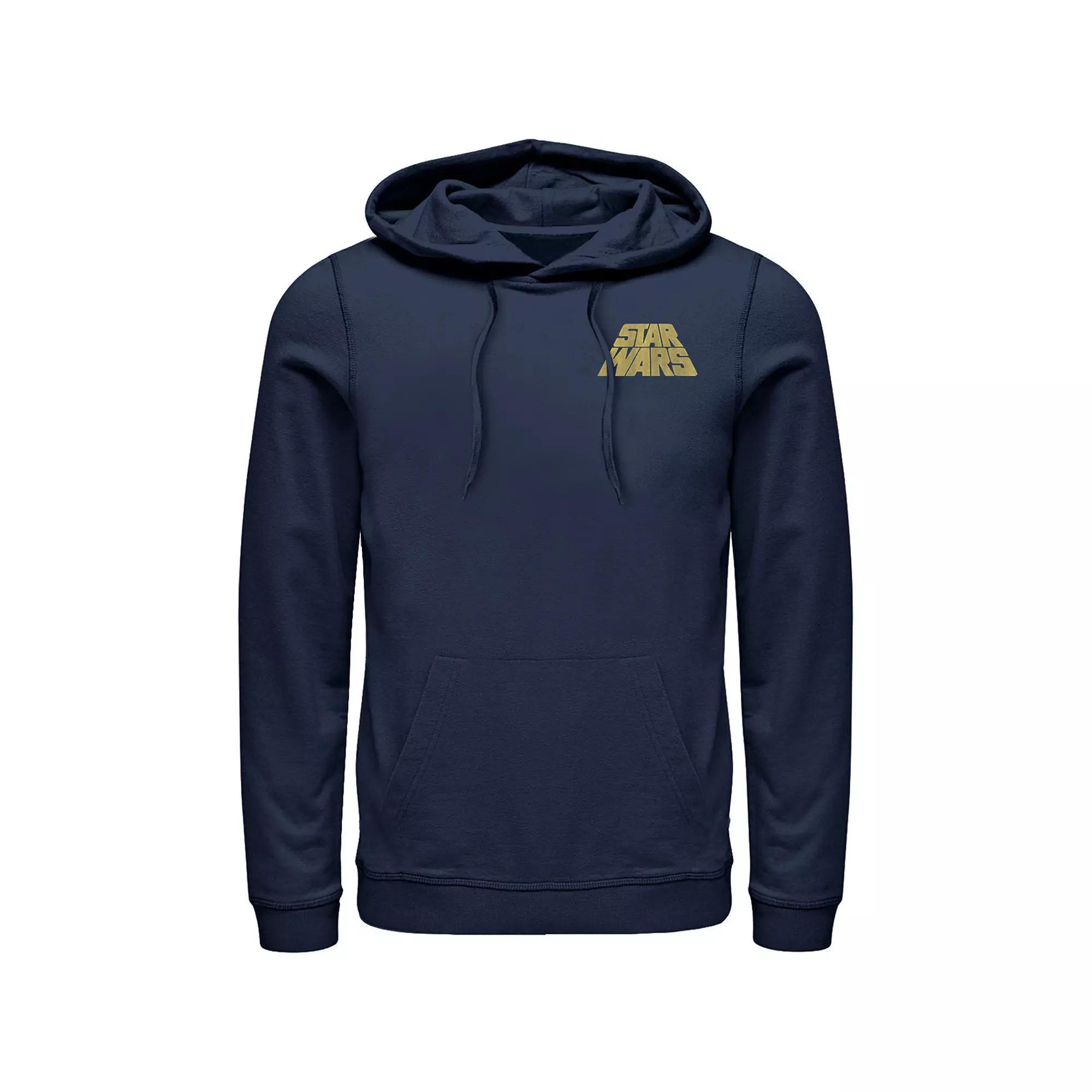 Men's Star Wars Distressed Slant Logo Z2 Hoodie, Size: XXL, Red Product Image