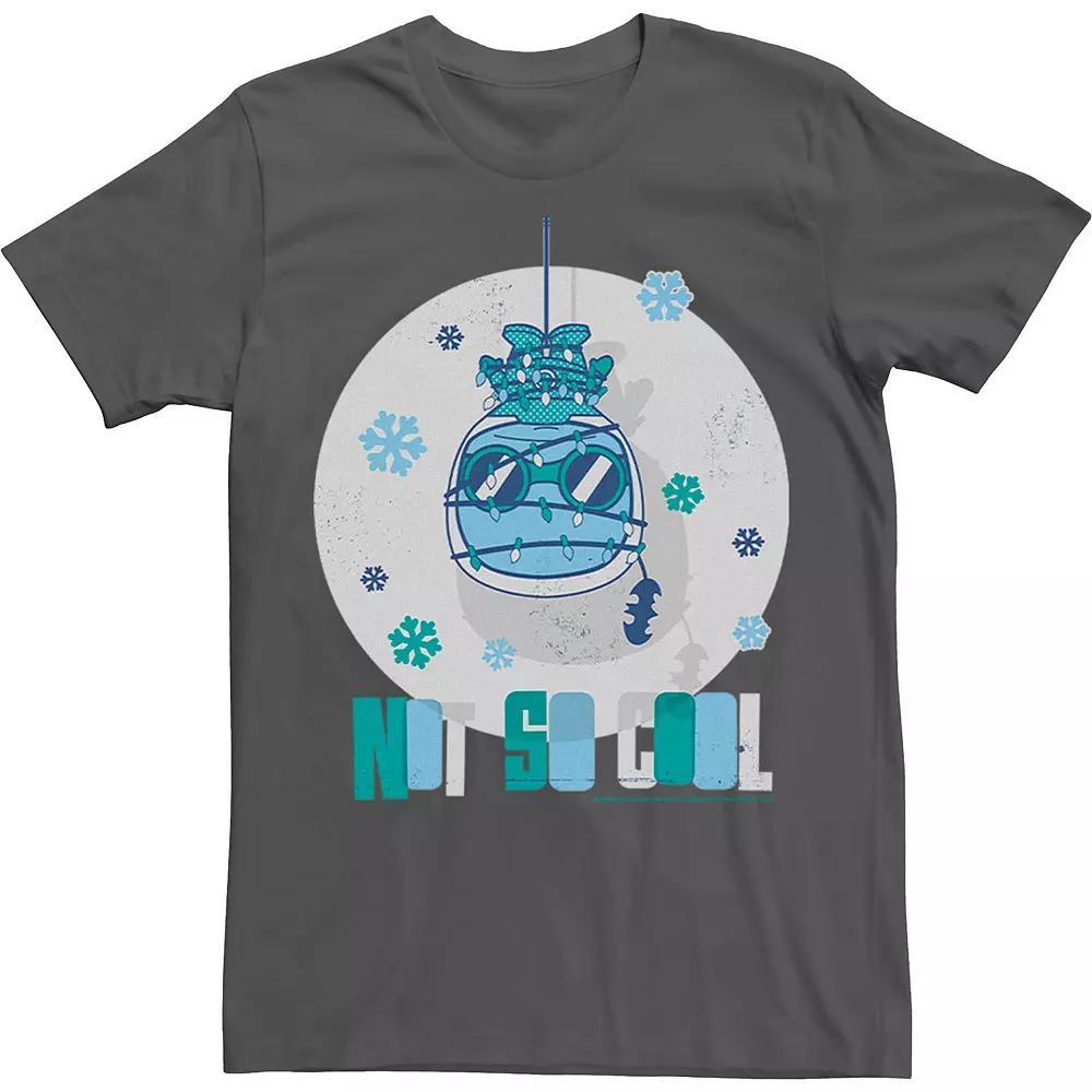Men's DC Comics Mr. Freeze Not So Cool Christmas Tee, Size: Large, Blue Product Image