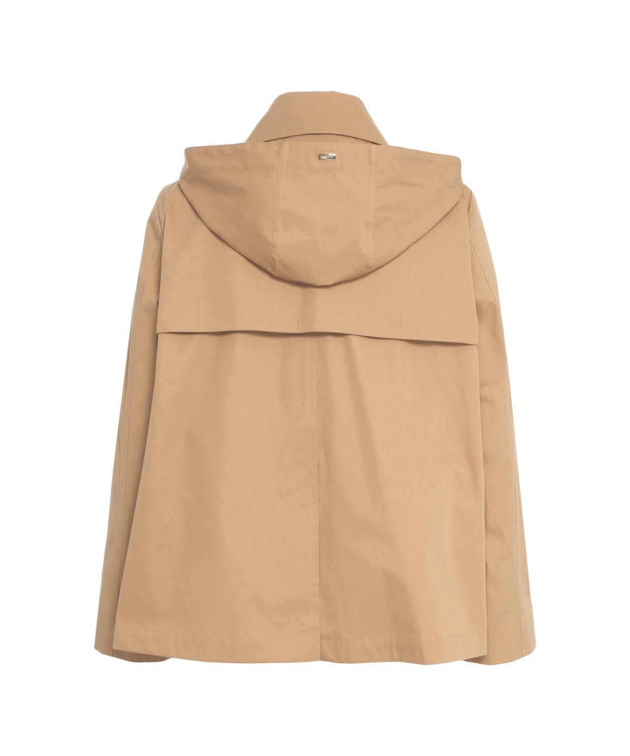 Waterproof short trench coat Product Image