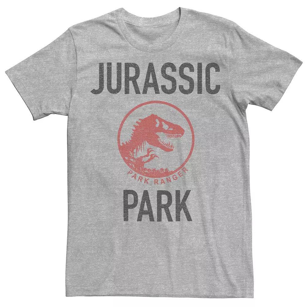 Men's Jurassic Park Jurassic Ranger Tee, Size: Medium, Athletic Grey Product Image
