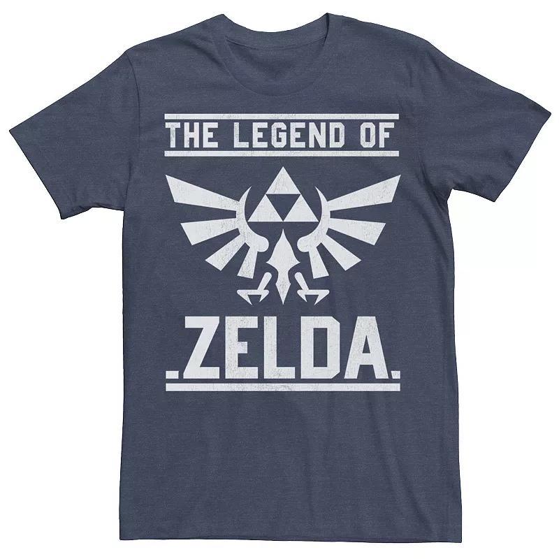 Men's Nintendo Zelda Box Graphic Tee, Size: Small, Navy Grey Product Image
