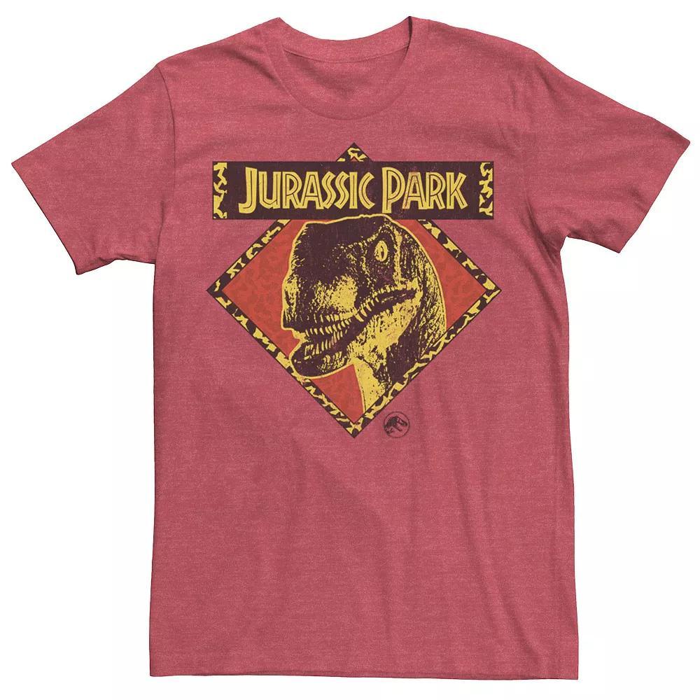 Men's Jurassic Park Distress Raptor Stare Tee, Size: Large, Kelly Product Image