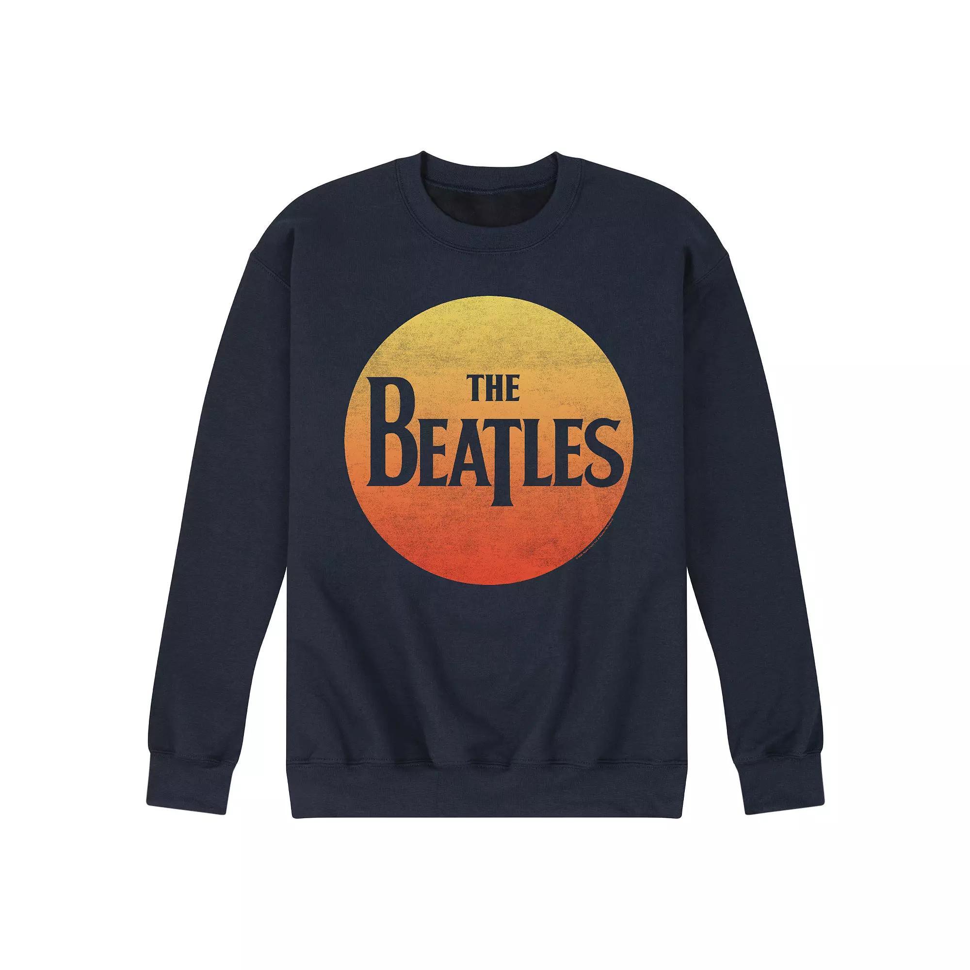 Mens The Beatles Sun Logo Graphic Sweatshirt Blue Product Image