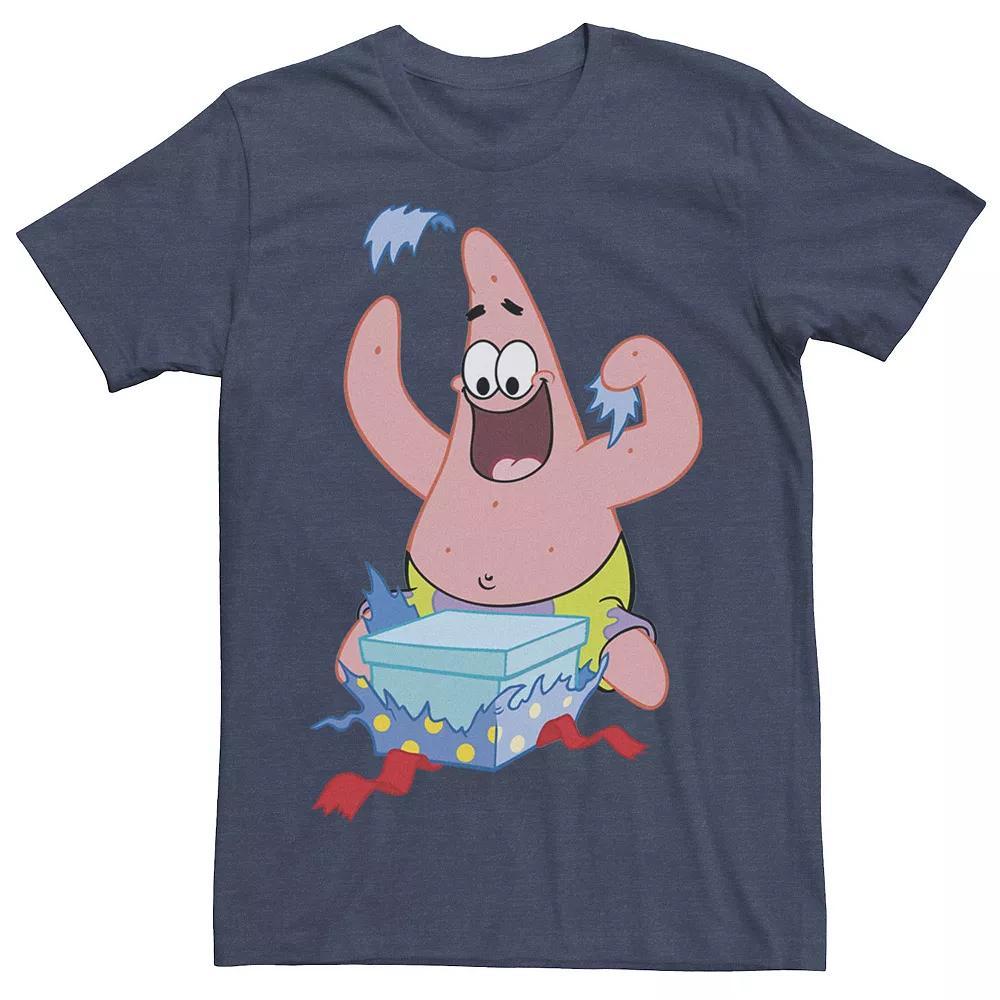 Men's Nickelodeon SpongeBob SquarePants Patrick Star Holiday Graphic Tee, Size: Medium, Blue Product Image