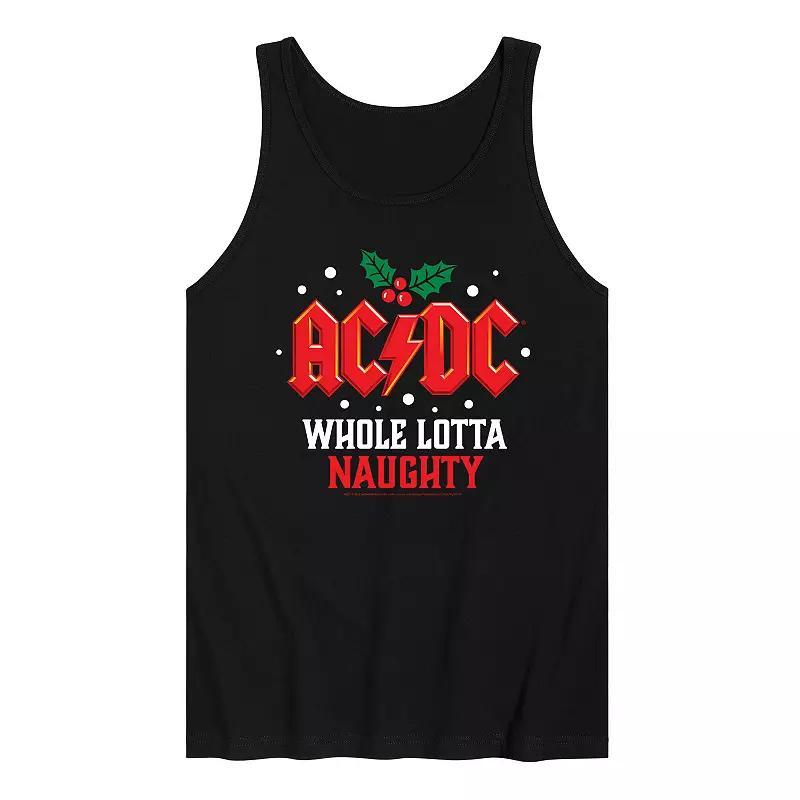 Mens AC/DC Lotta Naughty Christmas Tank Top Top Product Image