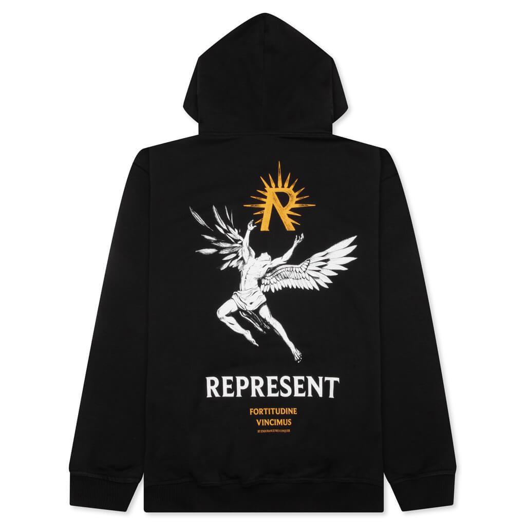 Icarus Hoodie - Jet Black Male Product Image