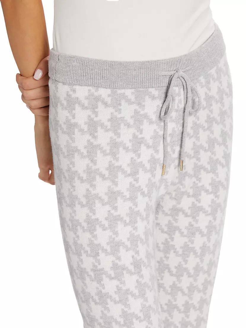 Houndstooth Drawstring Pants Product Image