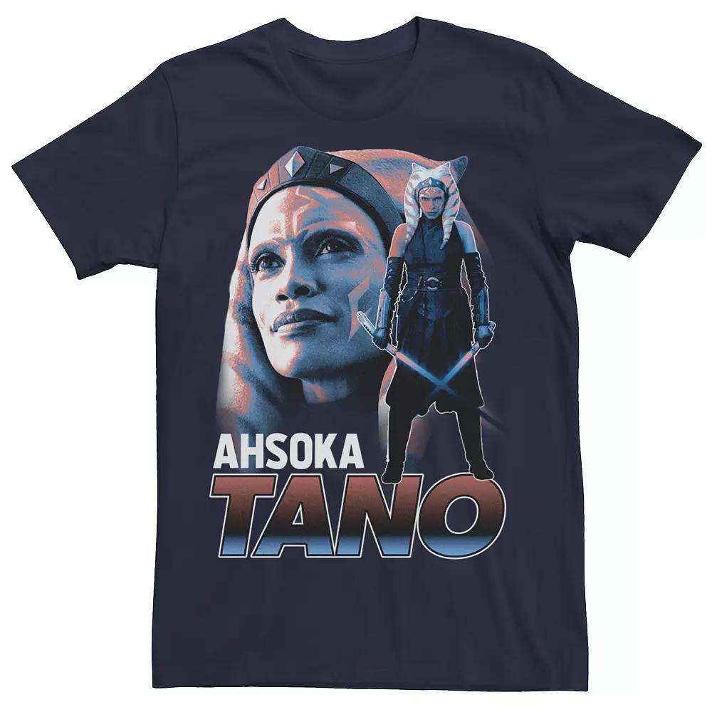 Men's Star Wars: The Mandalorian & The Child Multicolor Frames Tee, Size: XL, Black Product Image