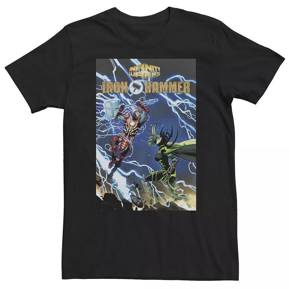 Big & Tall Marvel Iron Hammer Madame Hela Comic Cover Tee, Men's, Size: 4XL, Black Product Image
