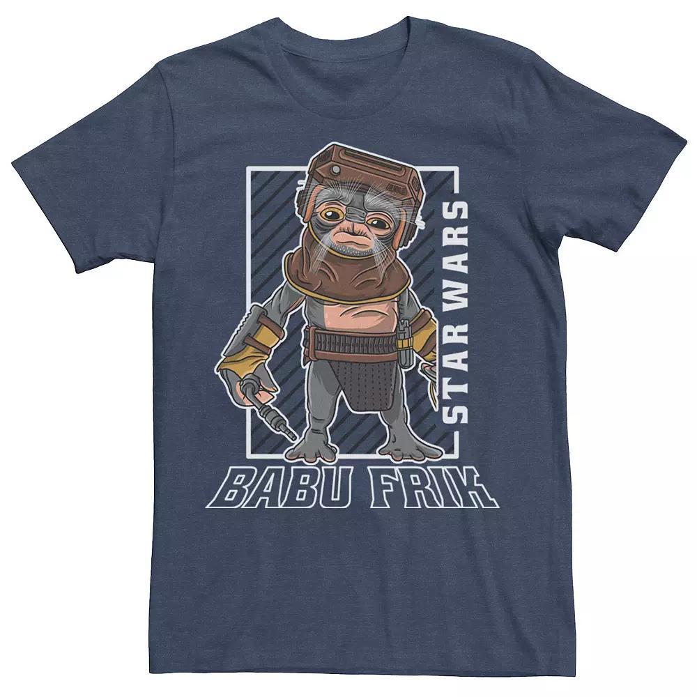 Men's Star Wars The Rise of Skywalker Babu Frik Portrait Tee, Size: XXL, Grey Product Image