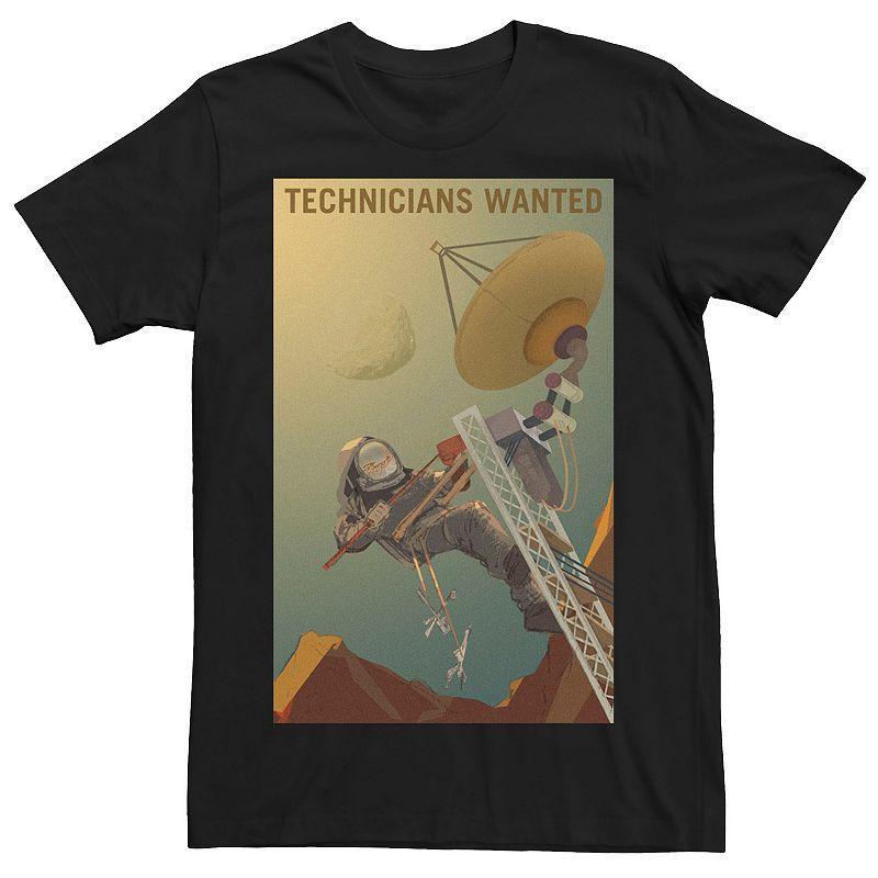 Nasa Mens Mars Technicians Wanted Short Sleeve T-Shirt Product Image