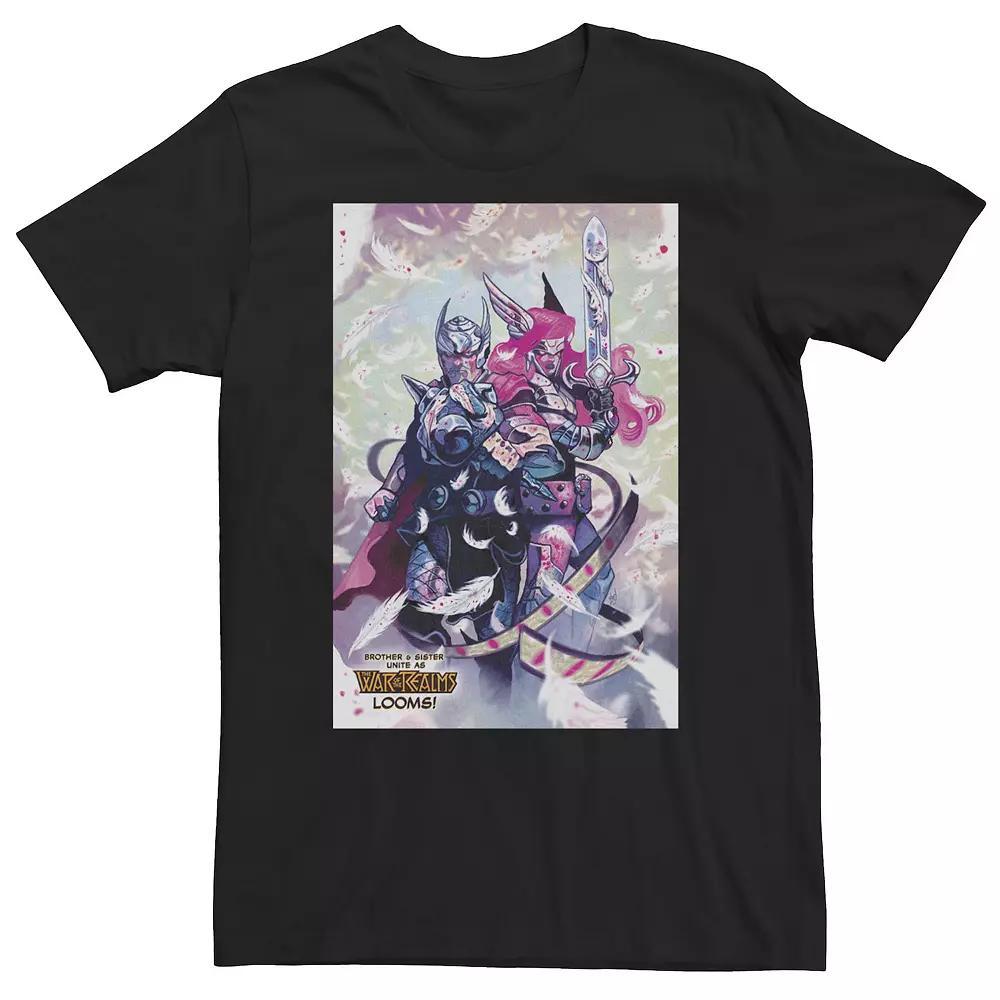 Men's Marvel MODOK Against The Avengers Comic Book Cover Tee, Size: Medium, Black Product Image