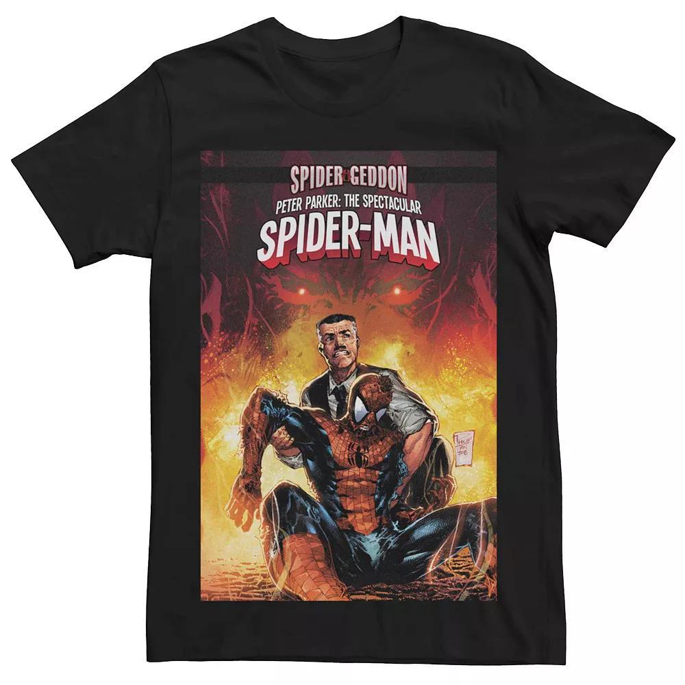 Men's Marvel's Spectacular Spider-Man #312 Comic Cover Tee, Size: Medium, Black Product Image