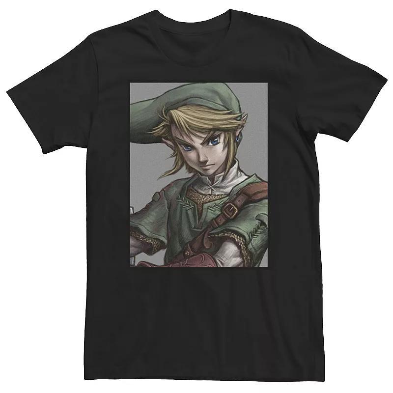 Men's Legend of Zelda Link Twilight Face Portrait Tee, Size: XL, Kelly Product Image