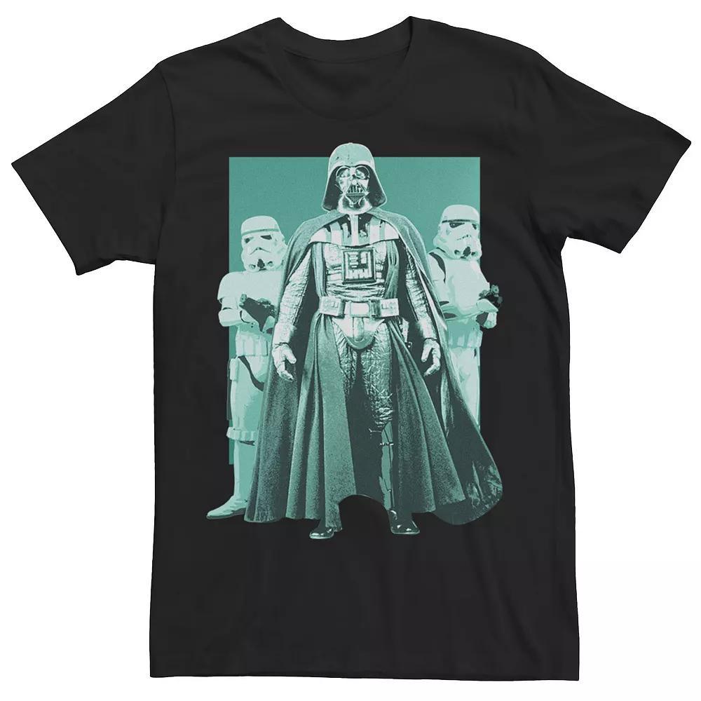 Men's Star Wars Darth Vader & Stormtroopers Portrait Tee, Size: Large, Black Product Image