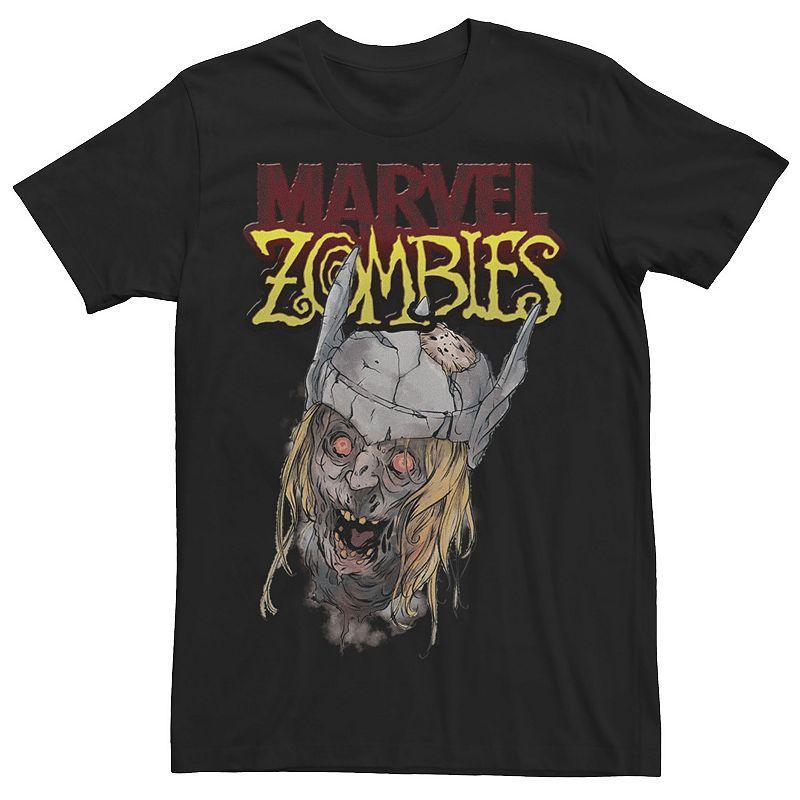Men's Marvel Zombies Thor Zombie Head Graphic Tee, Size: Medium, Red Product Image