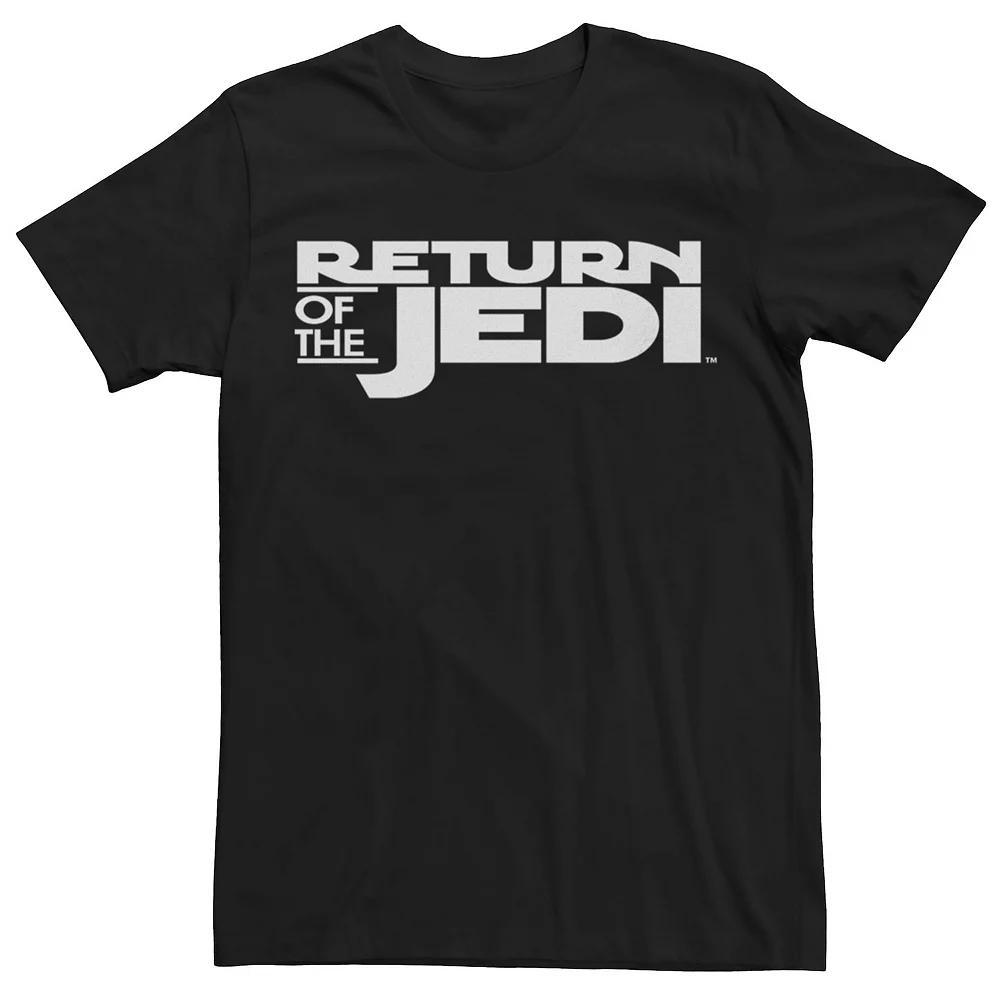 Men's Star Wars The Return Of The Jedi Typography Tee, Size: Medium, Black Product Image