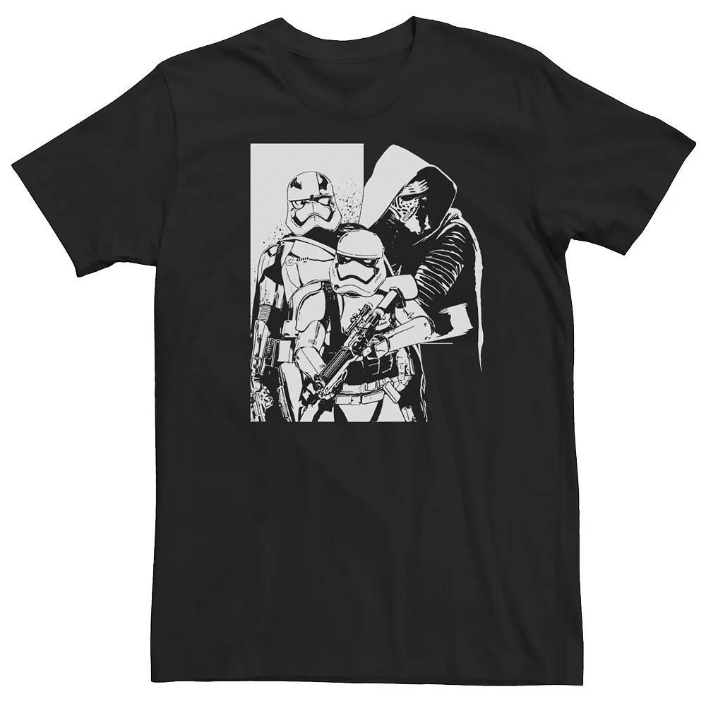 Big & Tall Star Wars Half Line Villain Poster Tee, Men's, Size: 4XL, Black Product Image