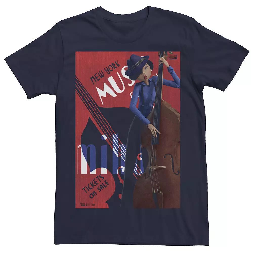 Big & Tall Say Something Cat Boombox Monotone Tee, Men's, Size: XXL Tall, Black Product Image