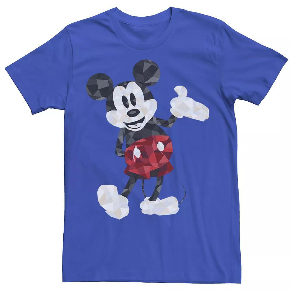 Disney's Mickey Mouse Men's Poly Mickey Portrait Tee, Size: XL, Athletic Grey Product Image