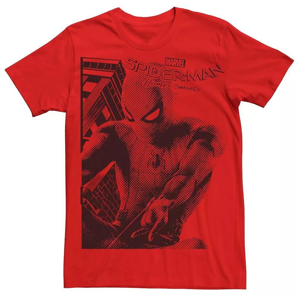Men's Marvel Spider-Man Retro Comic Character Tee, Size: Large, Red Product Image