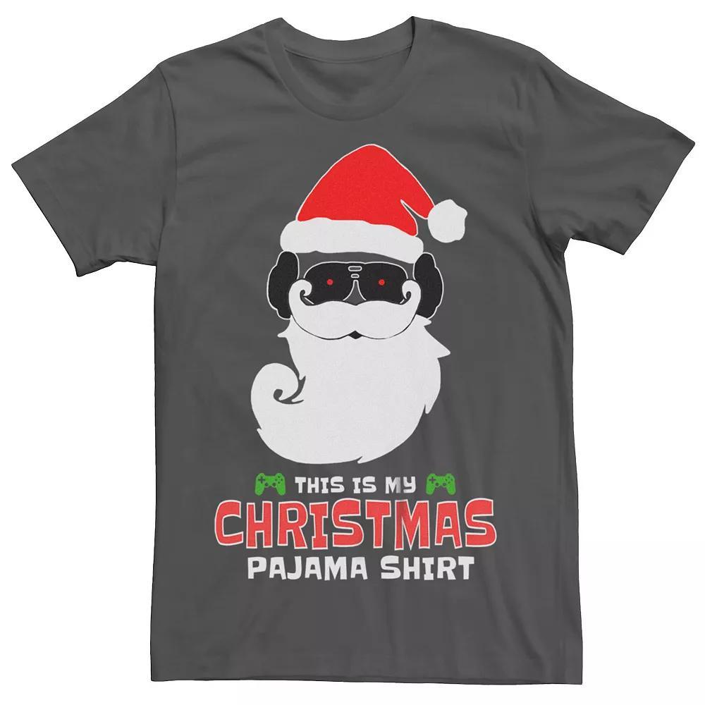 Men's Christmas My Pajama Shirt Santa Graphic Tee, Size: XS, Red Product Image