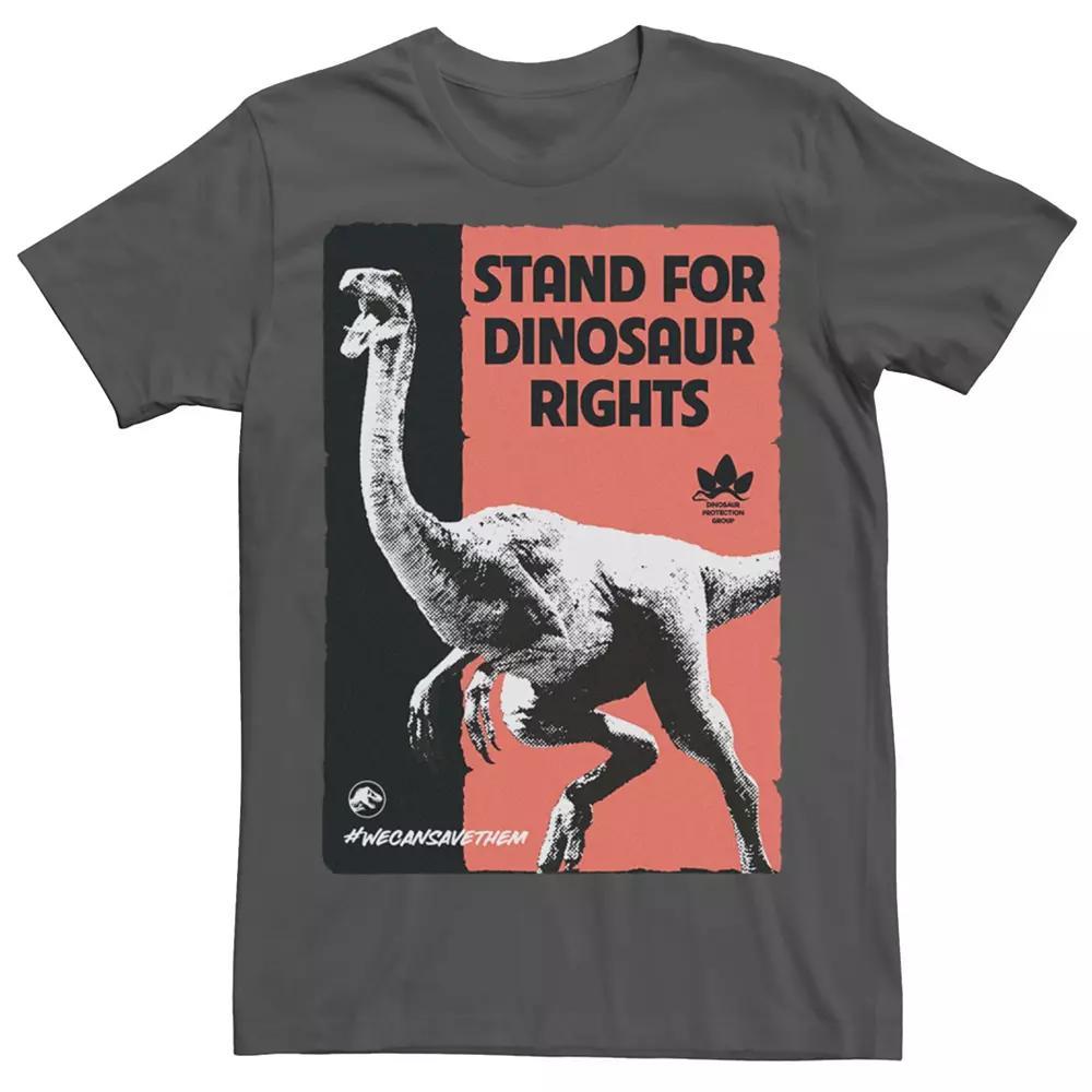 Men's Jurassic World Stand For Dinosaurs Poster Tee, Size: Medium, Red Product Image