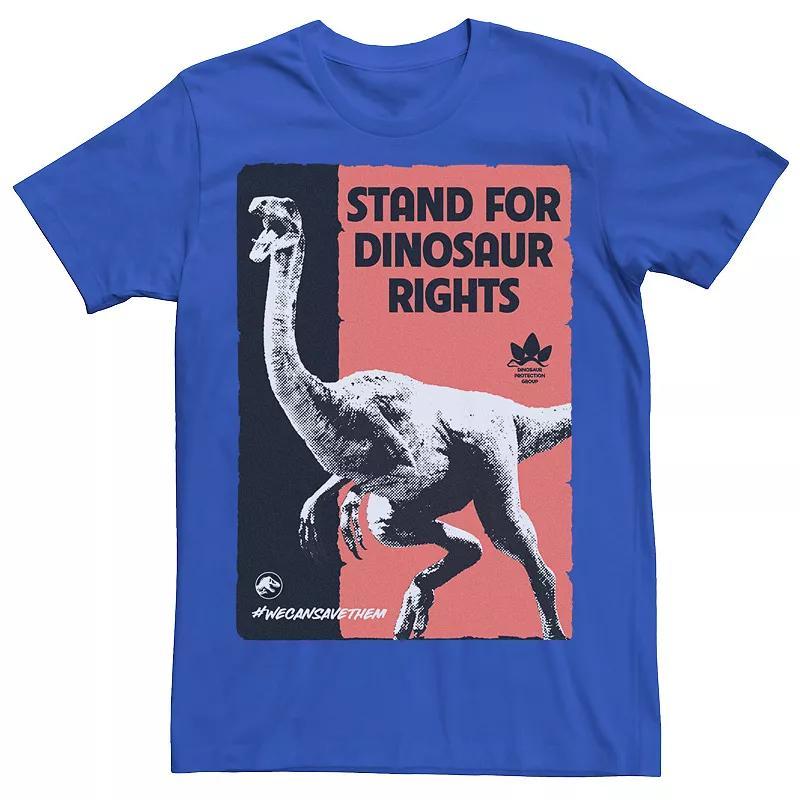 Men's Jurassic World Stand For Dinosaurs Poster Tee, Size: Medium, Red Product Image