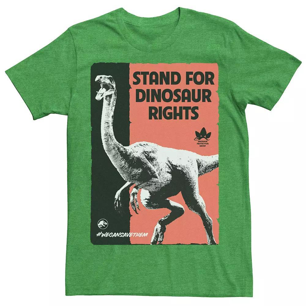 Men's Jurassic World Stand For Dinosaurs Poster Tee, Size: Medium, Red Product Image