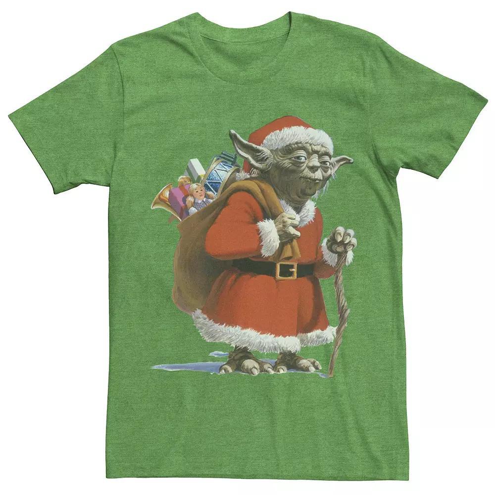 Men's Star Wars Santa Yoda Tee, Size: Large, White Product Image
