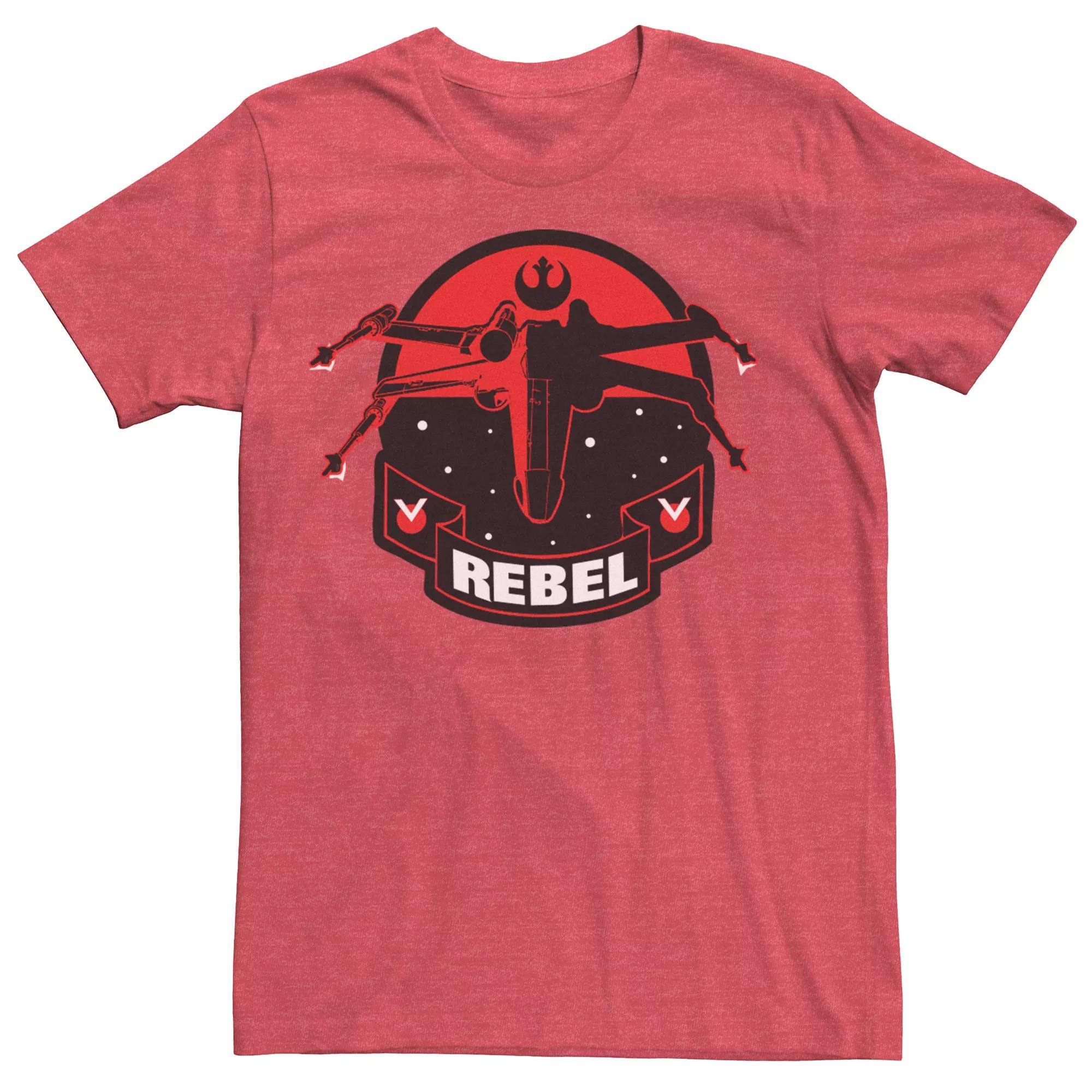 Men's Star Wars Rebel Tee, Size: XXL, Red Grey Product Image