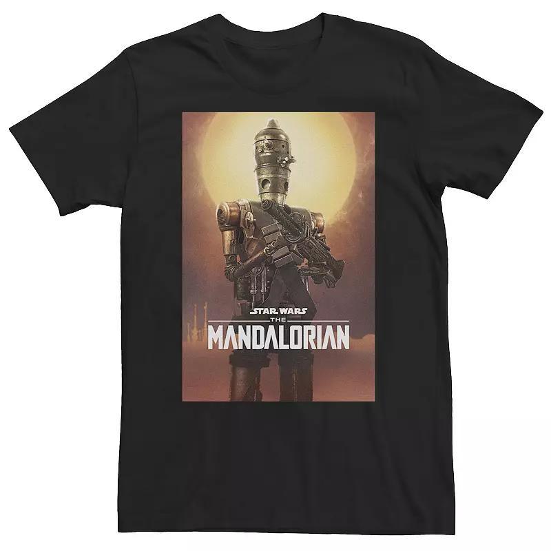 Big & Tall Star Wars The Mandalorian IG-11 Character Poster Tee, Men's, Size: 4XLT, Black Product Image