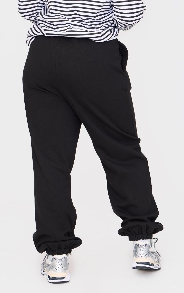 Plus Black Premium Cuffed Sweat Sweatpants Product Image