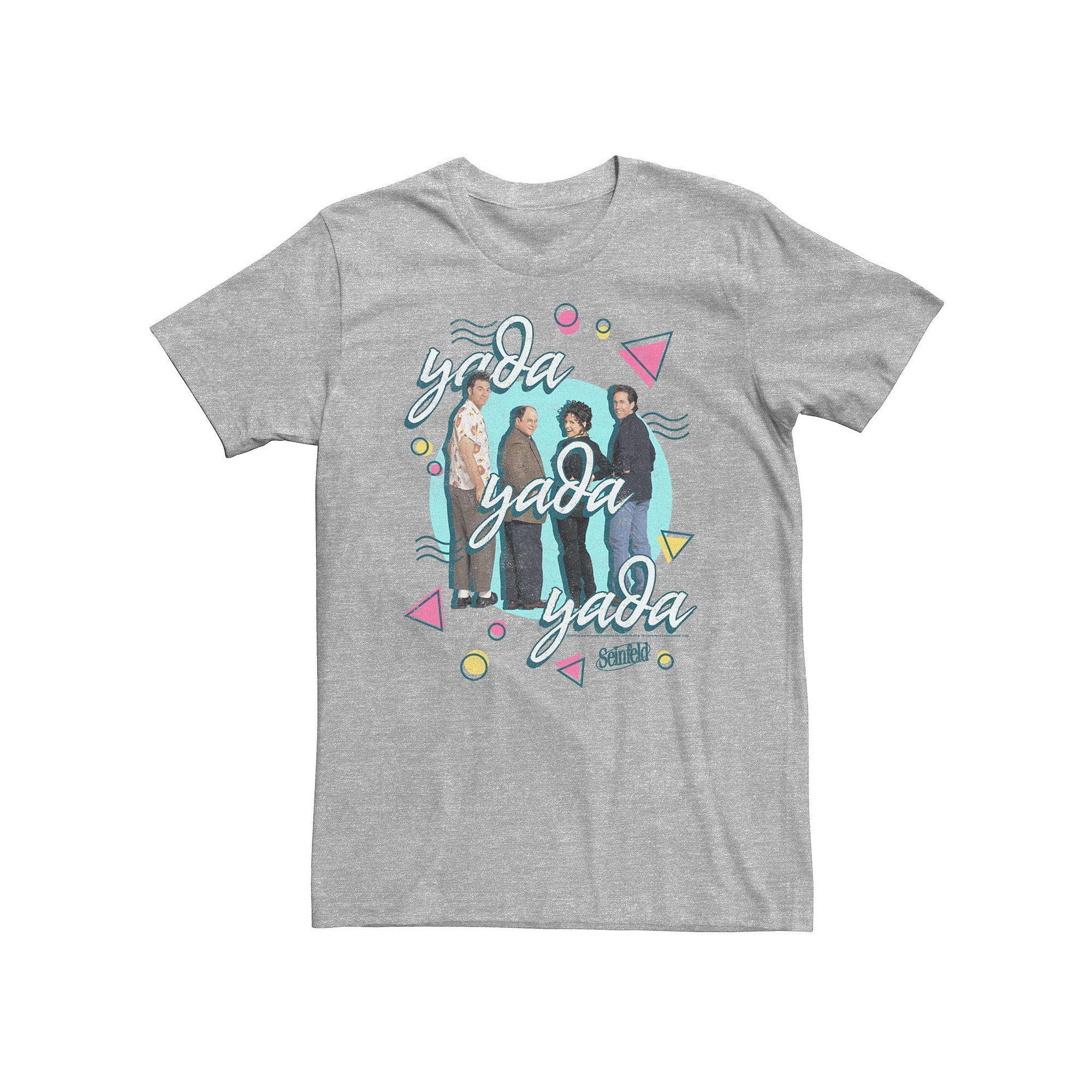 Big & Tall Seinfeld Group Shot Retro Print "Yada Yada Yada" Tee, Men's, Size: 3XL, Athletic Grey Product Image