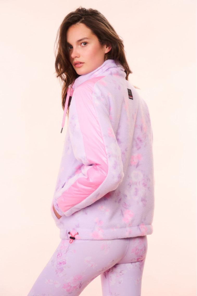 BOGNER FIRE+ICE x LoveShackFancy Ninetta Fleece Jacket - HIBISCUS Product Image