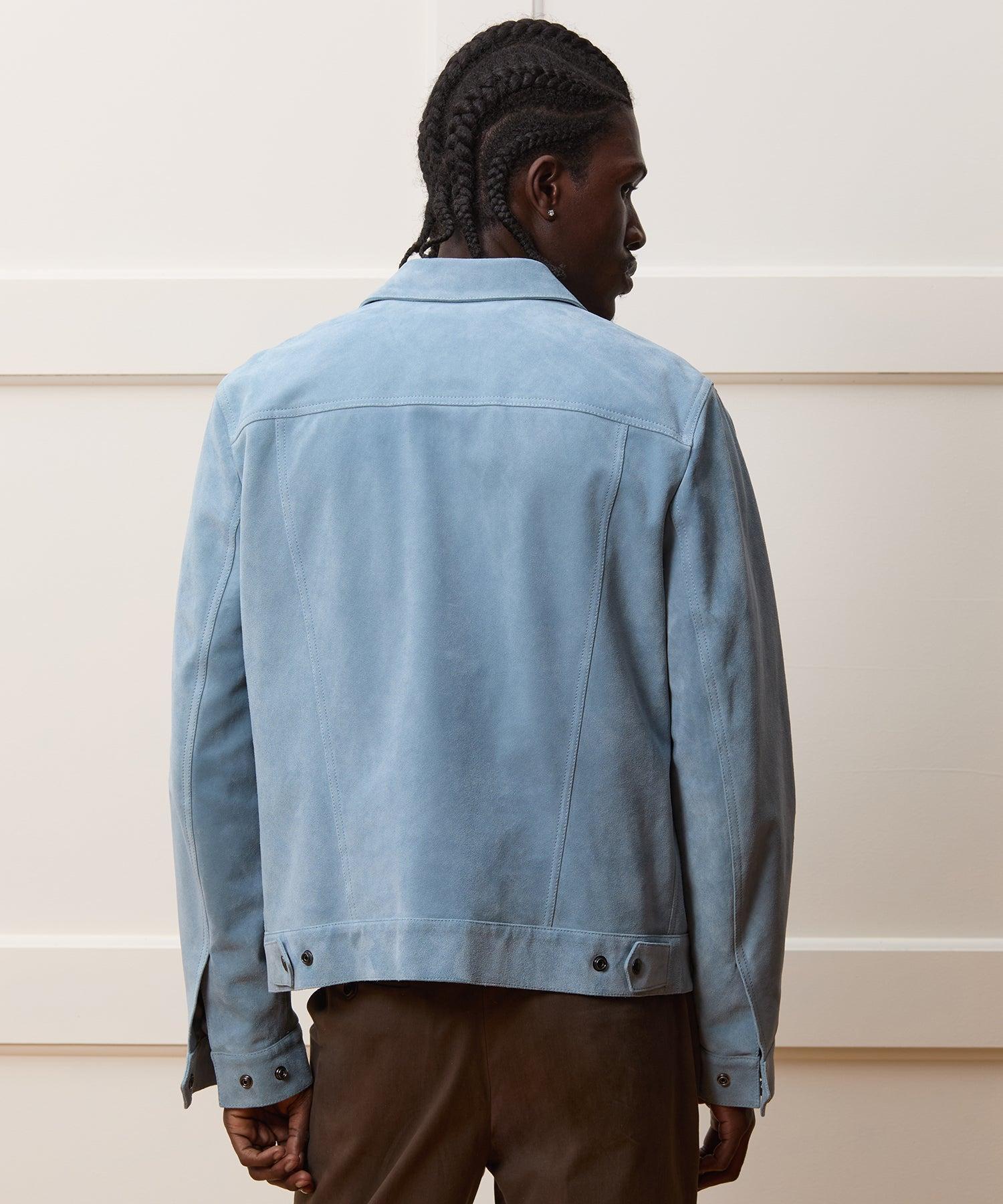 Italian Suede Snap Dylan Jacket Product Image