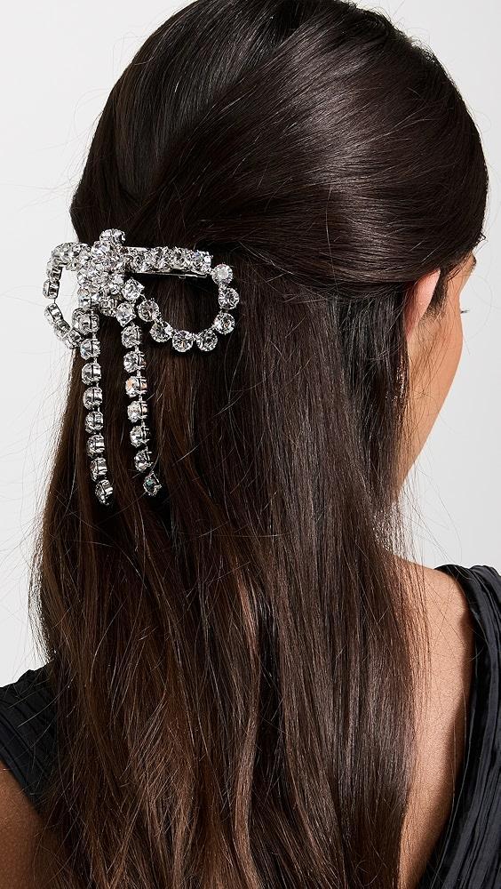 LELET NY Kamala Crystal Bow Barrette | Shopbop Product Image
