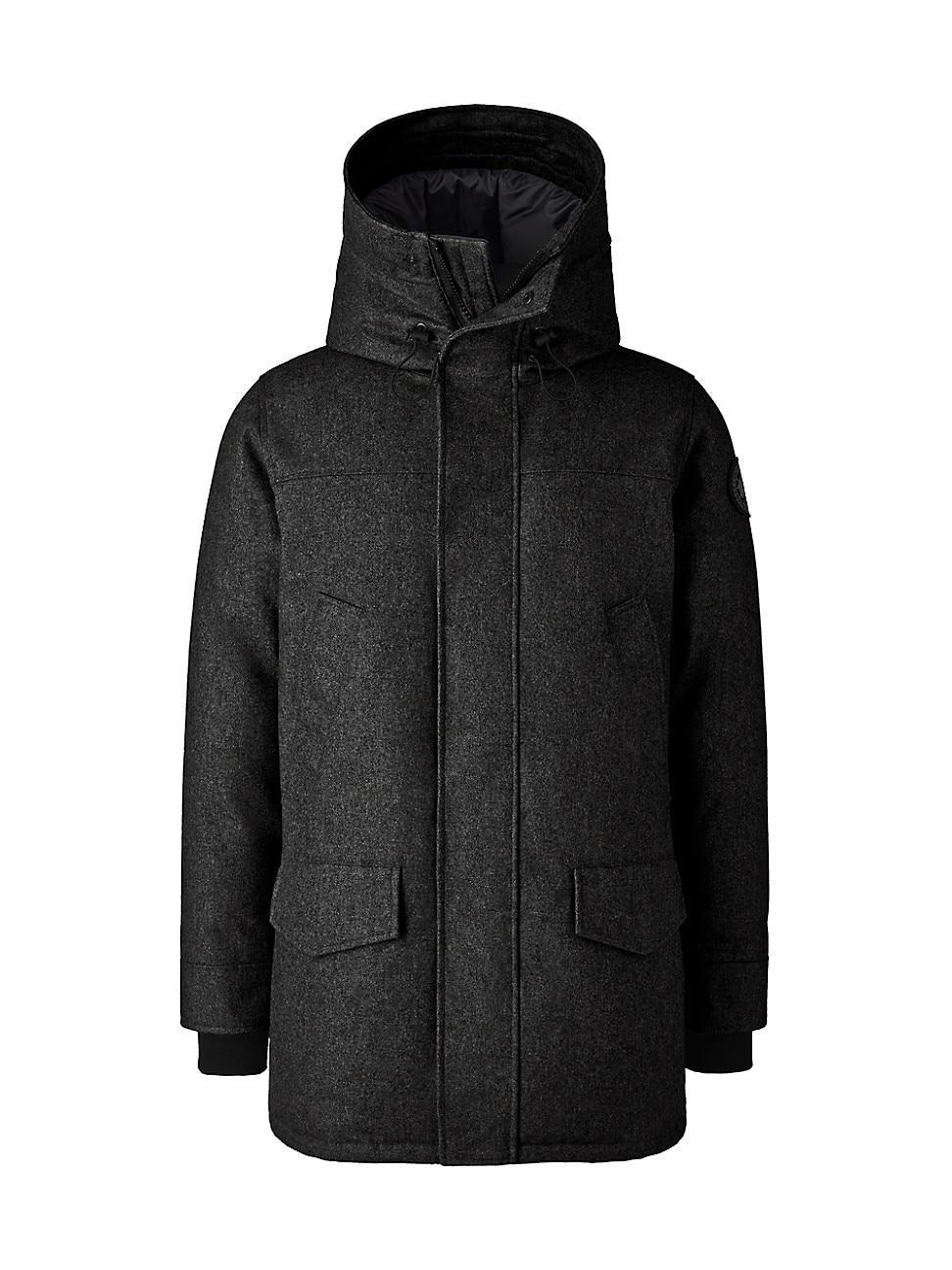 Canada Goose Langford Hooded Wool Blend Down Parka Product Image