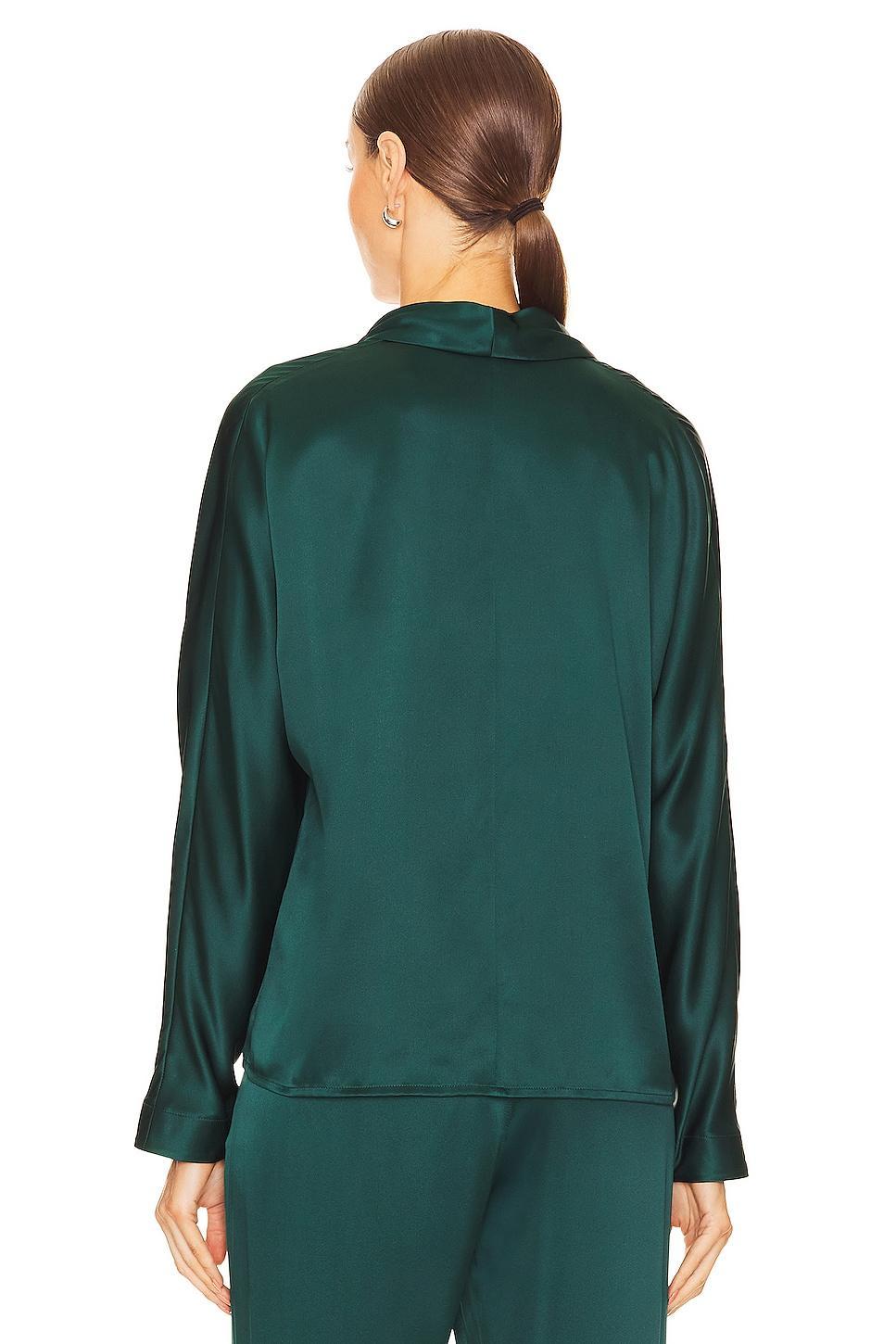Shawl Collar Blouse The Sei Product Image