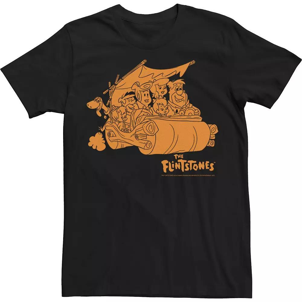 Men's Fintstone Kanji Stones Poster Tee, Size: 3XL, Black Product Image