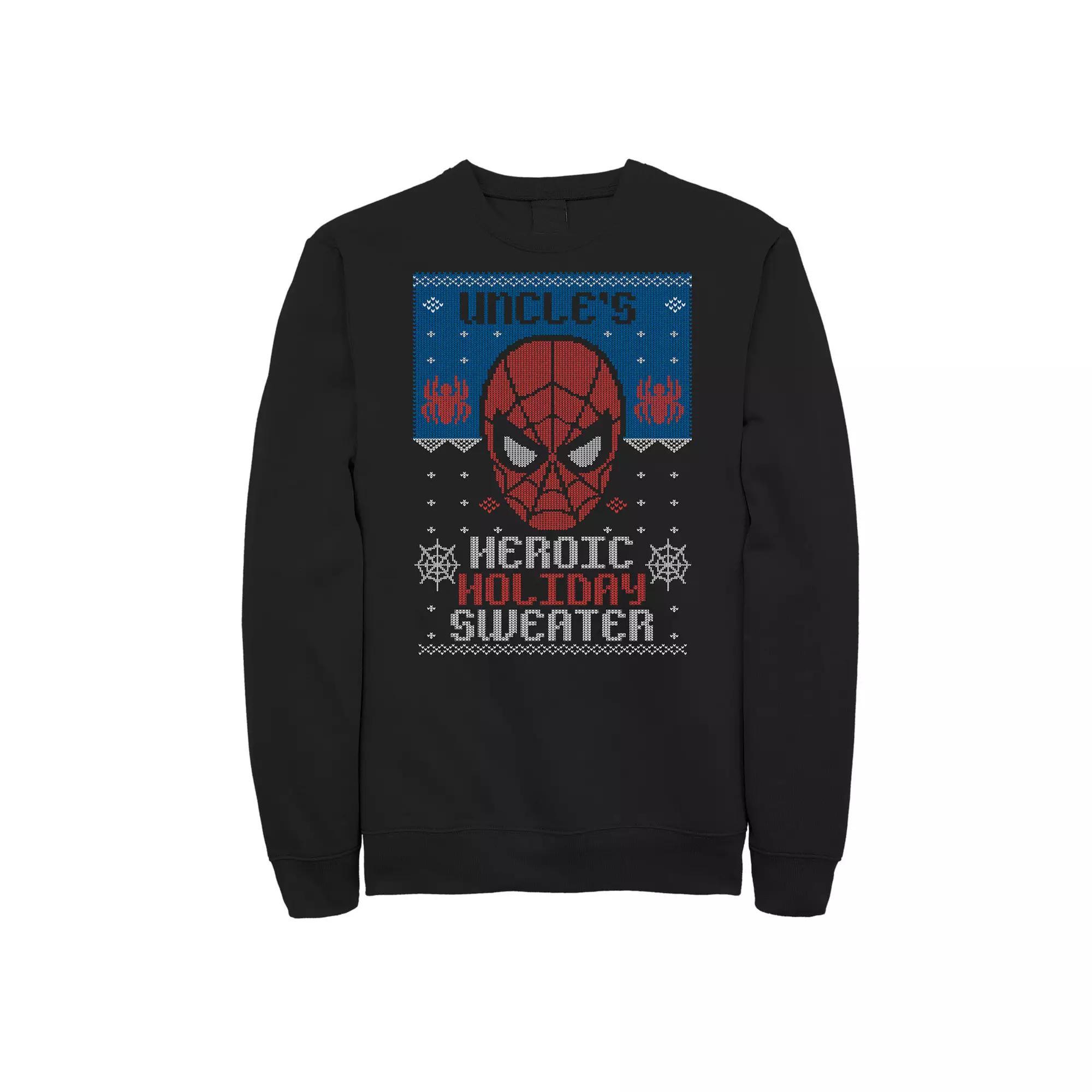 Men's Jurassic Park Neon Sign Fossil Logo Fleece Pullover, Size: Large, Grey Heather Product Image
