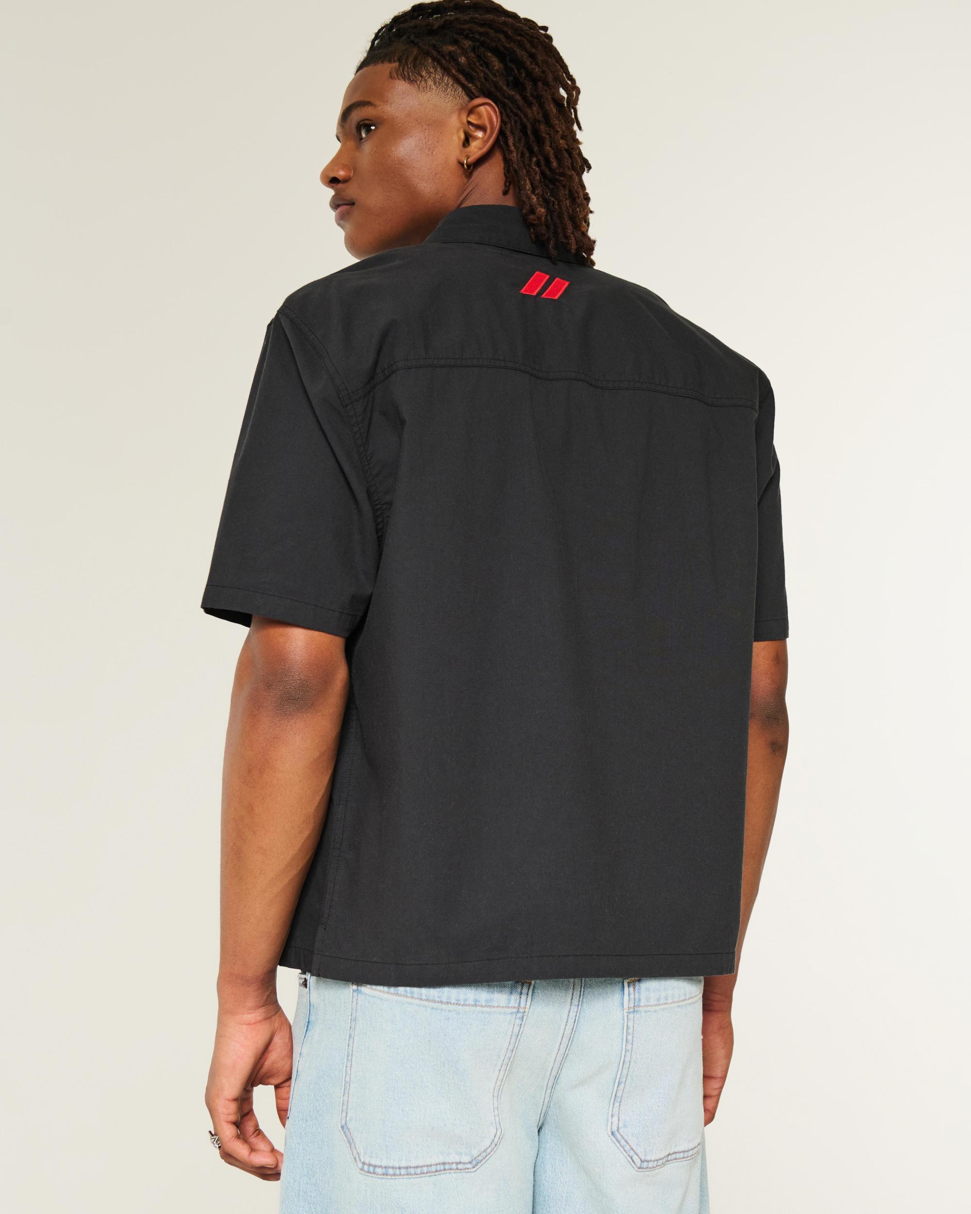 Boxy Short-Sleeve Chevrolet Corvette Graphic Shirt Product Image