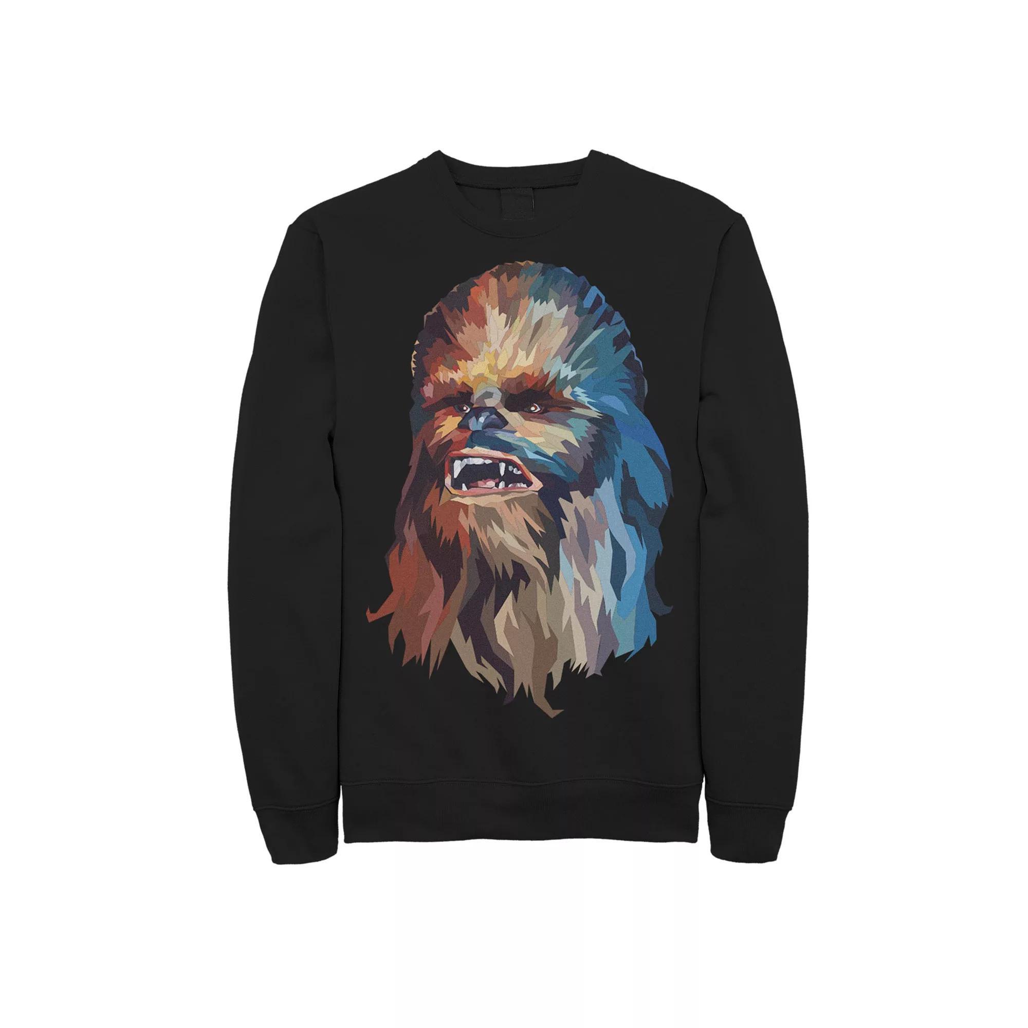 Mens Star Wars The Rise of Skywalker Sith Trooper Helmet Graphic Fleece Pullover Product Image