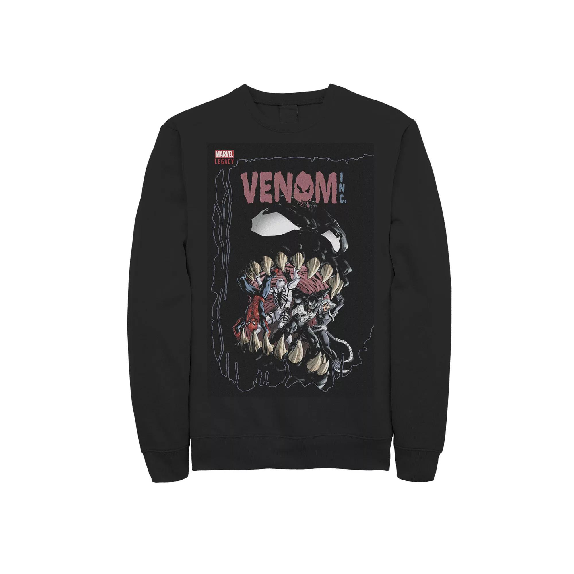 Men's Marvel Legacy Venom Inc. Murky Depths Comic Sweatshirt, Size: Medium, Black Product Image