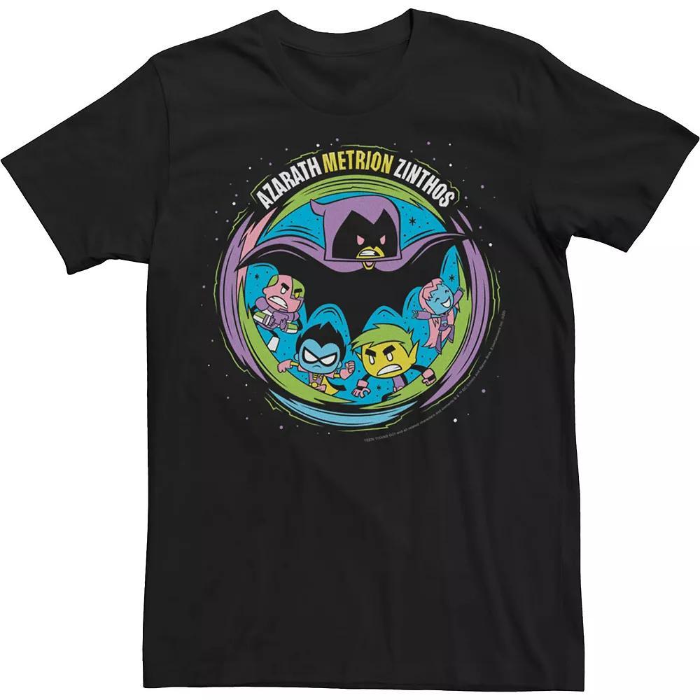 Men's DC Comics Teen Titans Go! Raven Azarath Metrion Zinthos Tee, Size: Large, Black Product Image