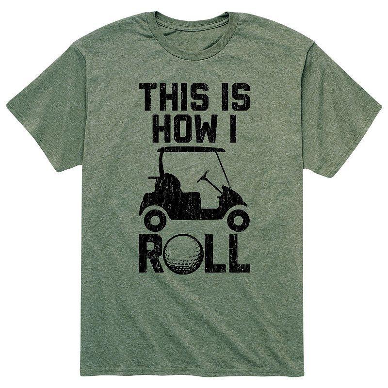 Mens How I Roll Golf Tee Product Image