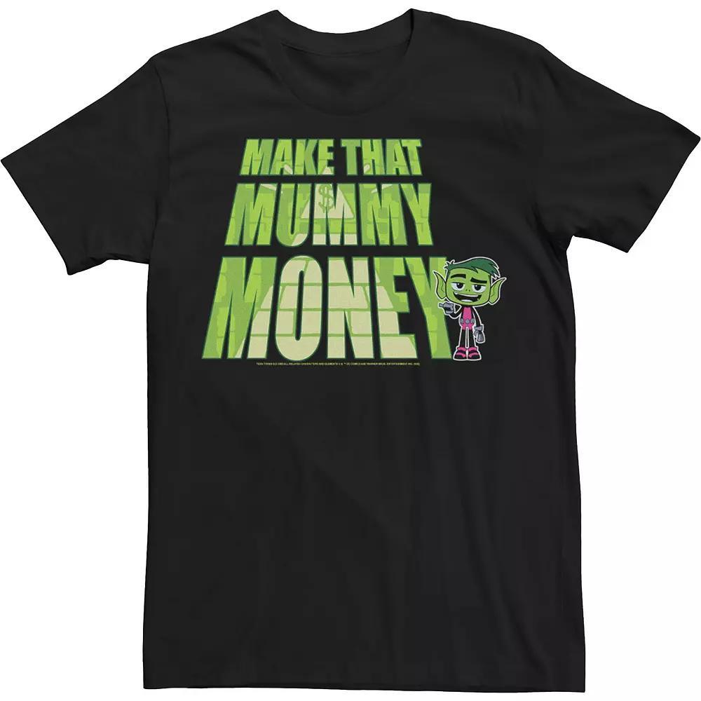 Men's DC Comics Teen Titans Go! Beast Boy Make That Mummy Money Tee, Size: Large, Black Product Image