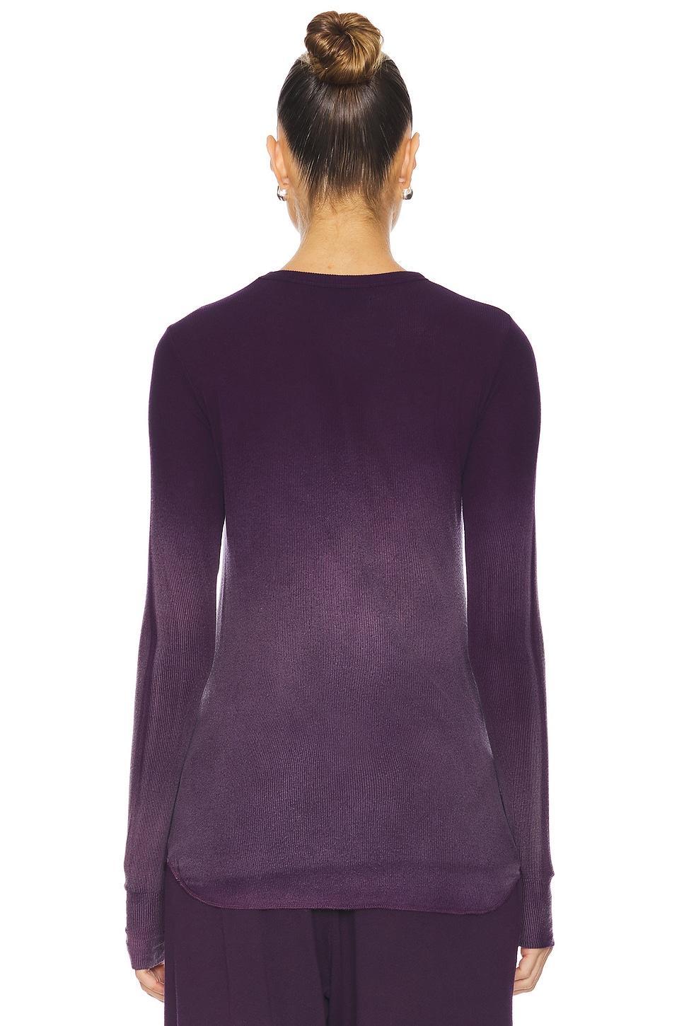 Alick Long Sleeve Fitted Top W/ Thumbhole Top Michael Lauren Product Image