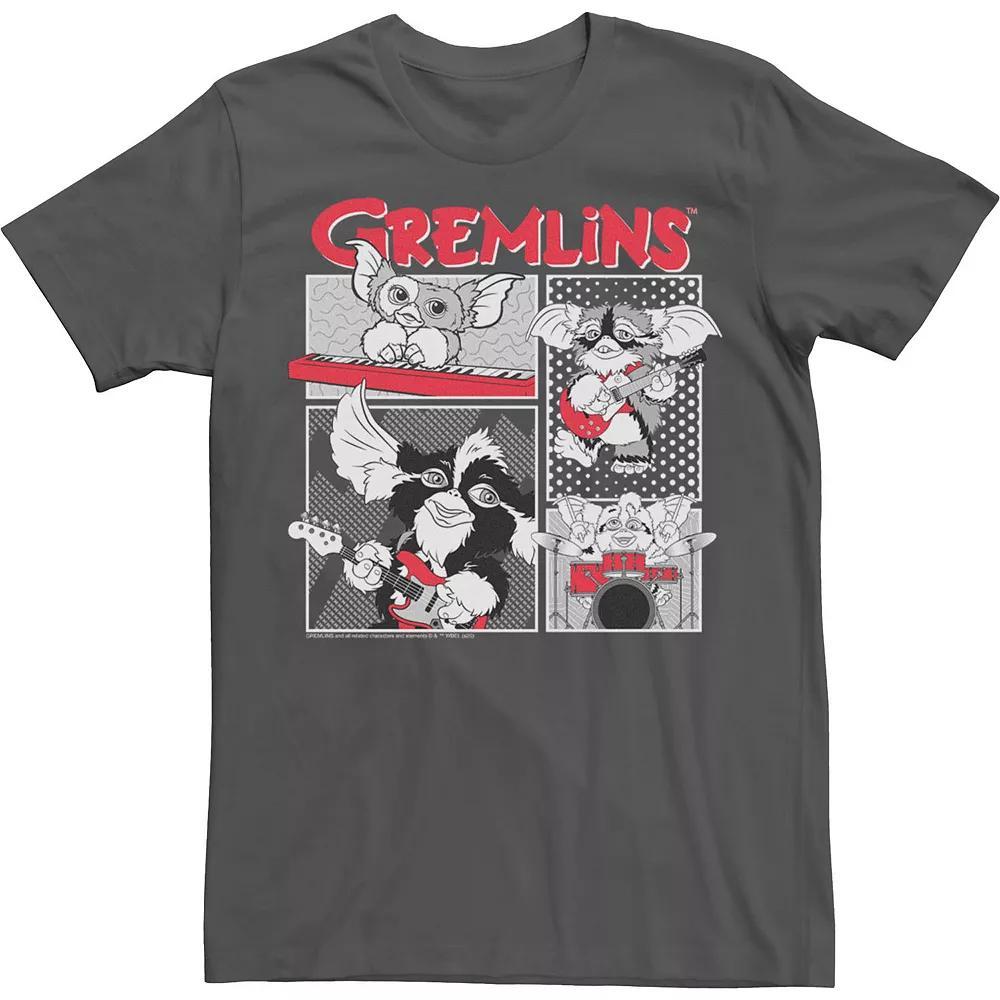 Men's Gremlins Band Comic Panels Tee, Size: XL, Grey Product Image