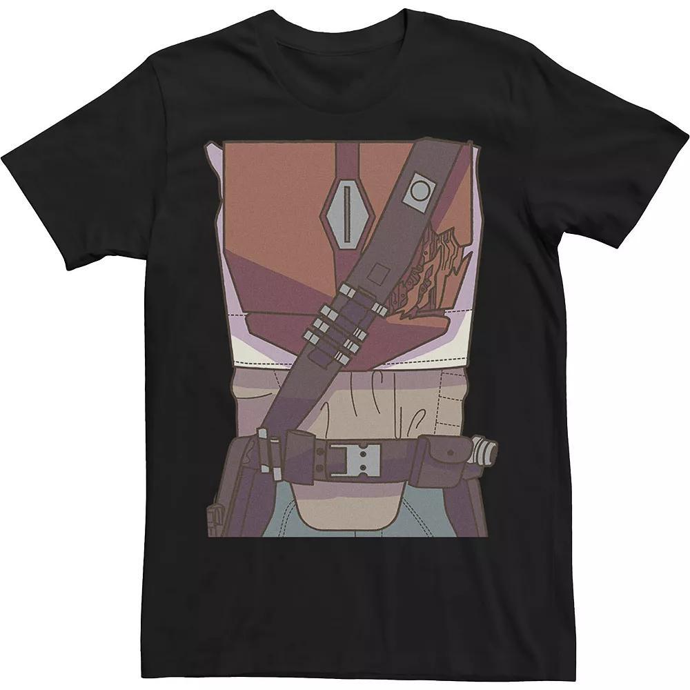 Men's Star Wars The Mandalorian Costume Halloween Tee, Size: 3XL, Blue Product Image